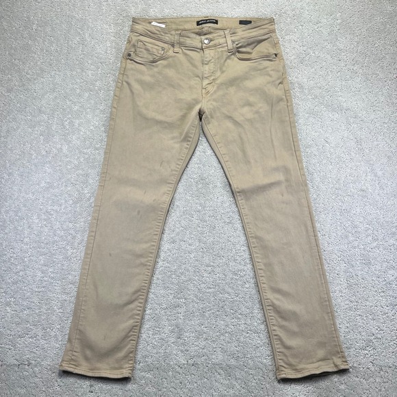 Mavi Jeans Mens 34x32 Marcus Slim Straight Leg Tan Khaki Pants Casual Stains - Picture 2 of 16